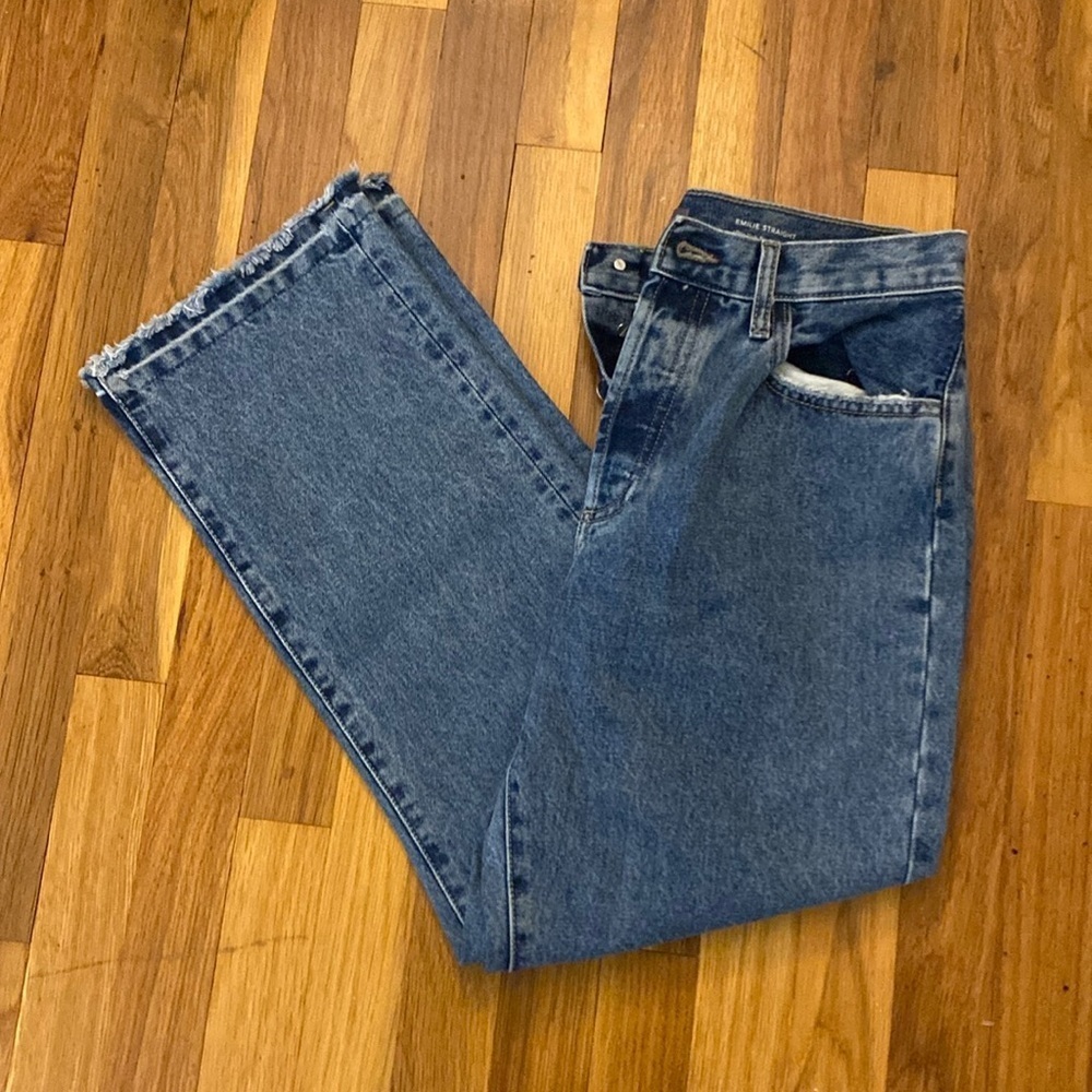DL1961 Women’s Blue Ultra High Rise Vintage Ankle Jeans Size 27